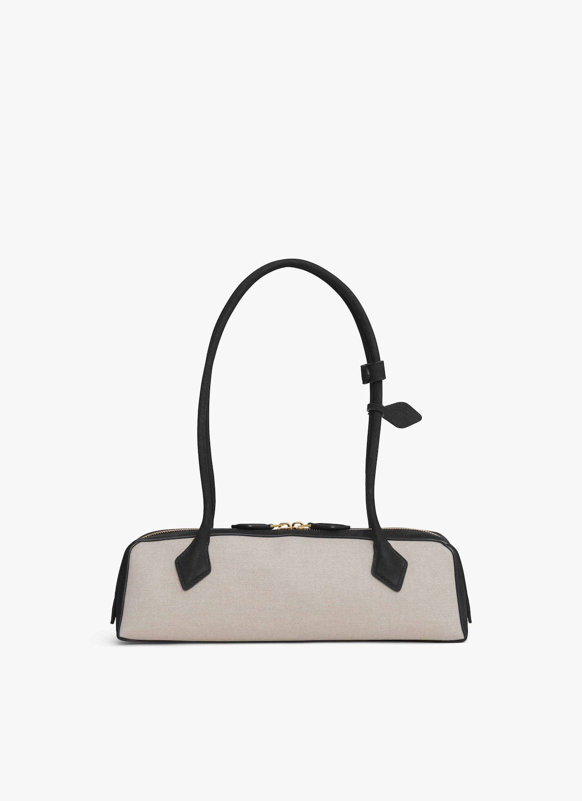 LE TECKEL MEDIUM BAG IN CANVAS AND NUBUCK ALAÏA BLACK LE TECKEL MEDIUM BAG IN CANVAS AND NUBUCK